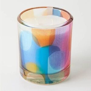 Anthropologie Claire Desjardins Kaleidoscope Glass Candle OOLONG APPLE
